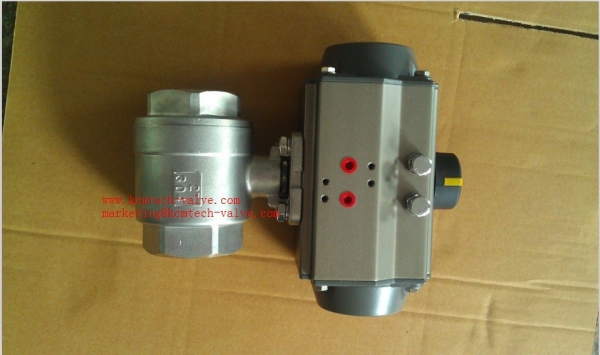 2Pc Ball Valve With Mounting Pad