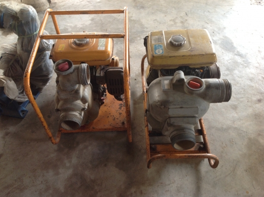 ขายเครื่องปั้มน้ำเก่าญี่ปุ่นขนาด 3 นิ้วพร้อมเคร่ืองเบนซิลขนาด 5 แรงม้ามียี่ห้อ คูโบต้าและ โรบิน สภาพสวยพร้อมใช้งานชุดล่ะ 7500