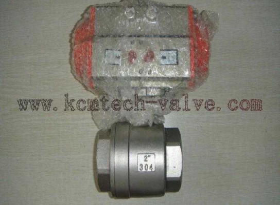 SS pneumatic ball valve SS pneumatic ball valve