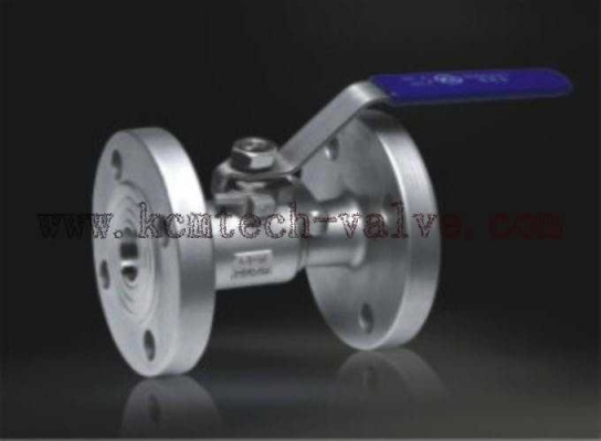 Integrated flange ball valve