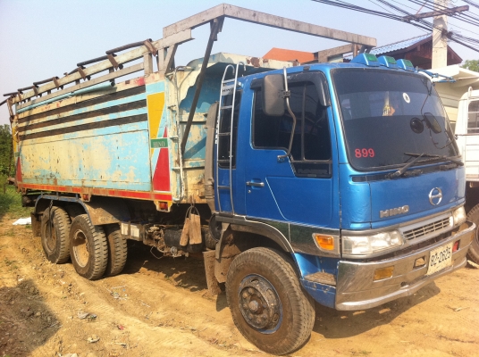 ขายรถบรรทุก 10 ล้อ (ดั้ม) HINO KT920 เครื่อง HO7C วางหัวสิงห์ไฮแทค เบรคทิฟฟี่ สภาพพร้อมใช้