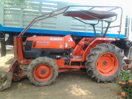 รถไถคูโบต้า L 4508 รถเดิมๆใช้งานน้อยเพียง 1500 ชม.ใช้แค่ตัดหญ้ากับงานไถส่วนตัว