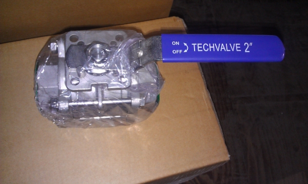 Three-piece model female ball valve Locking