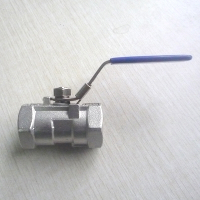 Three-piece model high Mounting Pad ball valve