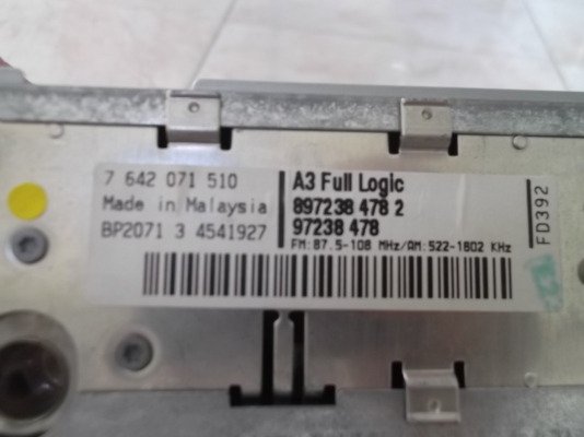 วิทยุเทปติดรถยนต์ วิทยุเทปติดรถยนต์