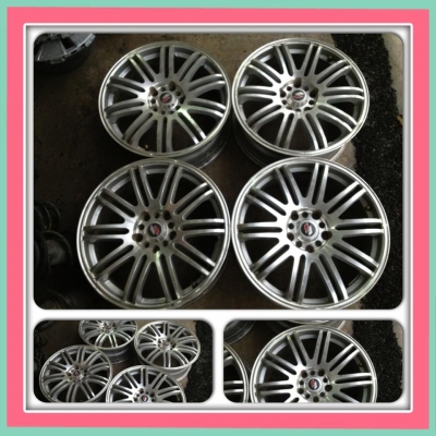 ขายแม็กซ์มือ2 ขอบ17 Lenso 5รู100/114 ราคา 7300 บาทราคาถูก