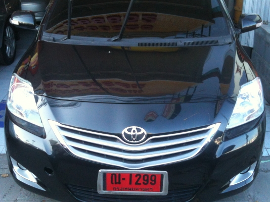 TOYOTA VIOS 1.5 G สีดำ ลีมีเตอร ท๊อปสุด ปี10 ขาย 580000