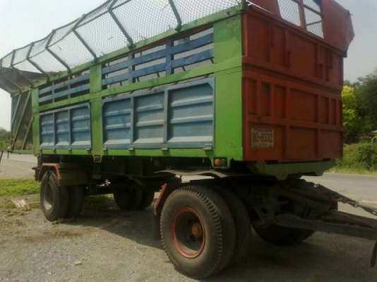 ลูกพ่วงดัมสามมิค่ร 2 คาน สภาพดี ยางพร้อมใช้