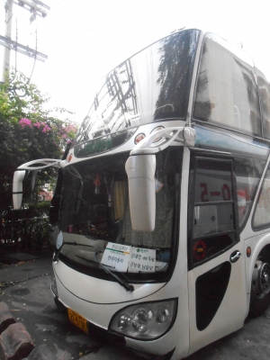 ขายรถบัสแอร์สองชั้น 8 ล้อ Toyota DA115 สภาพดี แรงม้า