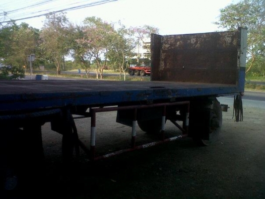 ขายลูกพ่วงพื้นเรียบ คัสซีสวยไม่มีผุ # รถใช้งานได้เลย รถจอดไม่ค่อยได้ใช้