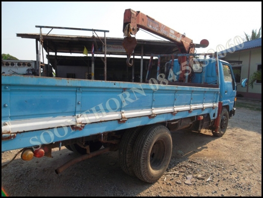 ขายด่วน รถบรรทุก 6 ล้อ TOYOTA DINA BU87 115 แรง พร้อมเครน UNIC 2 ตัน สภาพสวย พร้อมใช้งาน  ราคาสุดคุ้ม