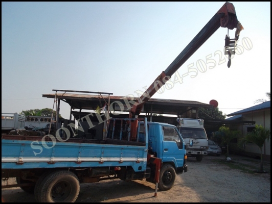 ขายด่วน รถบรรทุก 6 ล้อ TOYOTA DINA BU87 115 แรง พร้อมเครน UNIC 2 ตัน สภาพสวย พร้อมใช้งาน  ราคาสุดคุ้ม