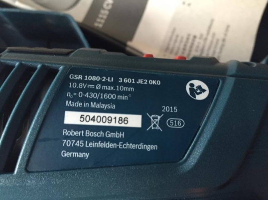 ขายสว่านไร้สาย BOSCH 10.8V สภาพ99.99\% ครับ ขายสว่านไร้สาย BOSCH 10.8V สภาพ99.99\% ครับ