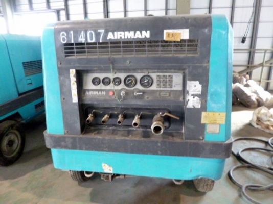 Airman PDS390S : เครื่องปั๊มลม 7บาร์ : 390cfm *มีล้อ โทร. 080-6565422 (หนิง)
