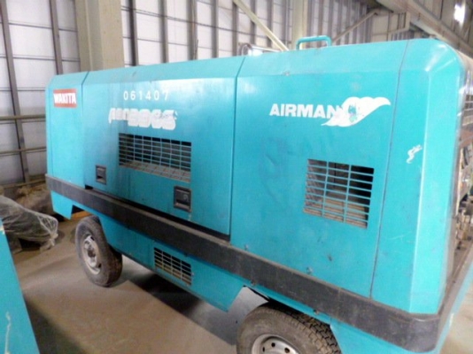 Airman PDS390S : เครื่องปั๊มลม 7บาร์ : 390cfm *มีล้อ โทร. 080-6565422 (หนิง)