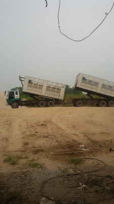 ขายครับ  22 ล้อ ดั้มเกษตร  3เพลายัด   เครื่องแดวู 320 แรง