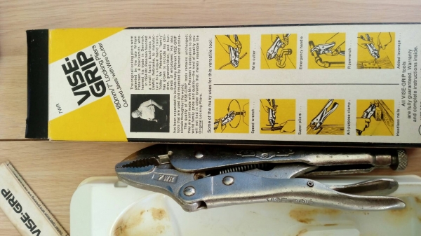 ขายคีมล็อคงานเก่า VISE GRIP 7CR MADE IN USA.