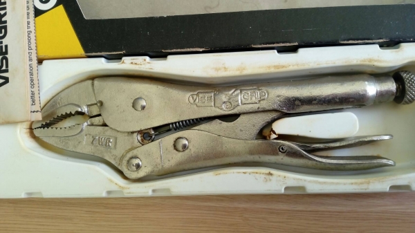 ขายคีมล็อคงานเก่า VISE GRIP 7CR MADE IN USA.