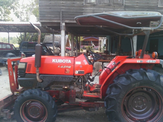 คูโบต้าL4508ใบมีดโรตารีผานอุปกรณ์ครบ3อย่างไปเลยคับ