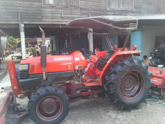 คูโบต้าL4508ใบมีดโรตารีผานอุปกรณ์ครบ3อย่างไปเลยคับ