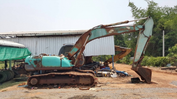 ขาย แบคโฮ KOBELCO SK200-5 เอกสารใบซื้อขาย รถใช้งานได้แต่ต้องเก็บงานหน่อย ราคาจะซื้อค่อยคุยกันครับ
