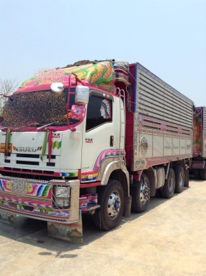 ขายรถสิบล้อ ISUZU DECA FXZ 360 ดั้มมิเนียมพืชไร่ อู่ ส สมบัติ รถุสวยพร้อมใช้งาน