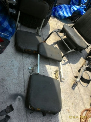 เบาะจิ๊ปมิตซู ทหารj25   ครบชุด 5ชิ้น ใส่ได่หลายรุ่น J23 J32 ไม่ผุ