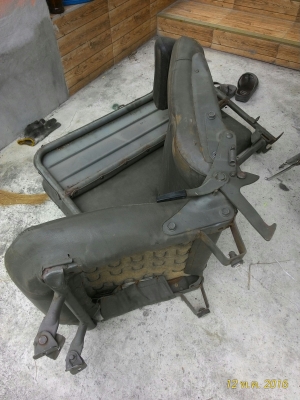 เบาะจิ๊ปมิตซู ทหารj25   ครบชุด 5ชิ้น ใส่ได่หลายรุ่น J23 J32 ไม่ผุ