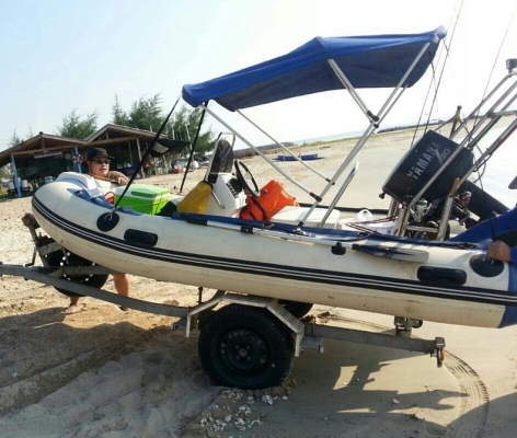 ขายเรือยางท้องไฟเบอร์ 360