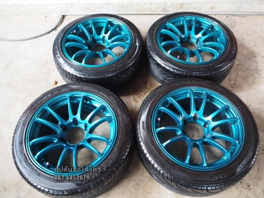ล้อมือสอง RZ ก้านยก ขอบ17 6รู139 พร้อมยาง  215/55R17