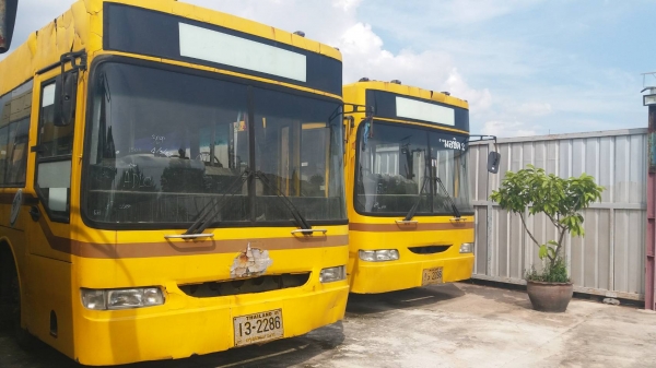 รถโดยสารปรับอากาศแอร์ไฟฟ้า NISSAN ทำรถรับพนักงาน รถ30 รถรับนักเรียน ได้หมด