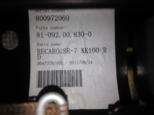 RECARO SR7 เเท้เเดงสดๆสภาพสวยเหมือนใหม่ไม่ขาดไม่ยุบพร้องรางเเท้เก่าญีปุ่น