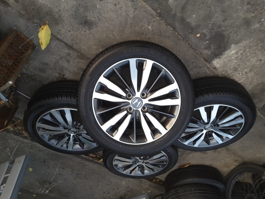 ล้อ Honda jazz ขอบ 16 พร้อมยางถอดป้ายแดงชุดล่ะ 16,000