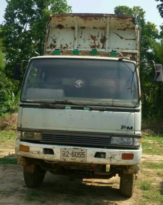 รถบรรทุก 10 ล้อ 1 เพลา HINO รุ่น FM1 เครื่อง 220 แรง ปี37 ราคา 680,000 บ.รถอยู่บางบัวทอง