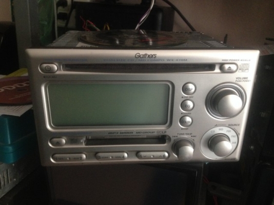 2DIN GATHERS CD MD MP3 ไฟ7สีเก่าญี่ปุ่นสภาพสวยใช้งานปกติ 2DIN GATHERS CD MD MP3 ไฟ7สีเก่าญี่ปุ่นสภาพสวยใช้งานปกติ