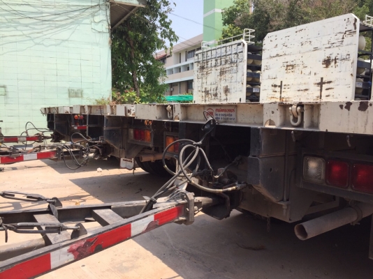 18ล้อแม่-ลูก 260แรง ปี54ซีรี่500... HINNO FM8J..ก๊าซNGV...ลูก2คาน..สามมิตร