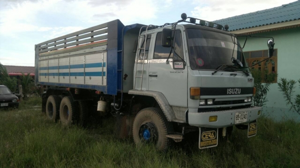 ขายรถบรรทุกดัมพ์ ISUZU FXZ23NFY เครื่อง 6SD1-240 แรง 2 เพลา กระบะดัมพ์มิเนียม ปี 36 ทะเบียนพร้อม