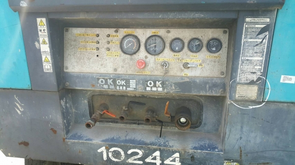 ปั้มลม Airman PDS655S เก่าญี่ปุ่นไม่เคยใช้ในไทย 100\% ลม 7-8 Bar. สภาพเครื่องสวยๆ สกรูแน่นๆ ธีรเทพ 0627091748