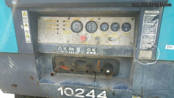 ปั้มลม Airman PDS655S เก่าญี่ปุ่นไม่เคยใช้ในไทย 100\% ลม 7-8 Bar. สภาพเครื่องสวยๆ สกรูแน่นๆ ธีรเทพ 0627091748