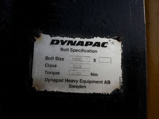 รถบด เบรคดาวน์ Dynapac CC221 # 61610235 : รถนอก นำเข้า โทร.กุ้ง:0813062283