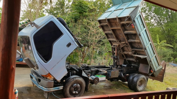 ขายNPR120 แรง เพลาเอฟ มีสโลว์ ดั้มดินสามมิตร ขาย สด ผ่อน