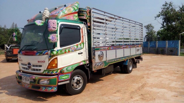 ขายด่วน HINO เมก้า175 ยาว5.50 ปี55