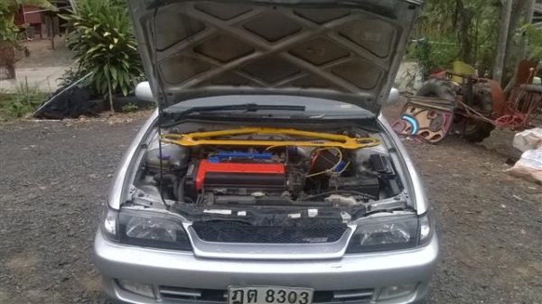 ขายสามห่วง ขับมันแน่นๆ ดิสเบรค 4 ล้อ ไฟฟ้ารอบคัน พวงมาลัยเพาเวอร์ แอร์หนาว เครื่องดีสวยๆเลย 4A ge 20 Vale BlackTop M/T ตามสภาพ