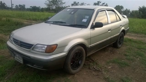 โซลูน่า ปี97 เครื่องดีแอร์เย็นทางไกลสบายเกียร์ออโต้ พวงลัยเพาเวอร์ แอร์แบ็ค กระจกไฟฟ้า สีไม่สวย ตามสภาพครับ รถใช้งานอยู่ครับ ภาษีไม่ขาด วิ่งทางไกลได้เลย