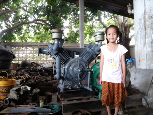 หัวปั้มลม ฮิตาชิ ญี่ปุ่นขนาดใหญ่ยักษ์ ขนาด 30แรง  made in japan รับประกันความฟิต