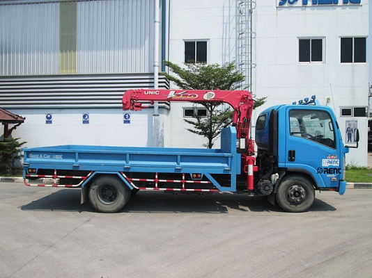 ขายรถบรรทุกติดเครน ขนาดเล็ก มือ 2 ใหม่เอี่ยม บางคันยังไม่ได้ใช้เลย