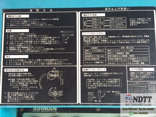ขายปั้มลม! AIRMAN PDSJ750S ลม 20 บาร์ แรงๆครับเก่านอก