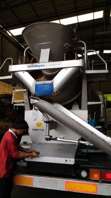 6 ล้อรถโม่ปูนอีซูซุเดคก้าญี่ปุ่น เครื่องยนต์รุ่นใหม่ 6 hl