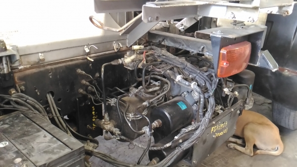 6 ล้อรถโม่ปูนอีซูซุเดคก้าญี่ปุ่น เครื่องยนต์รุ่นใหม่ 6 hl