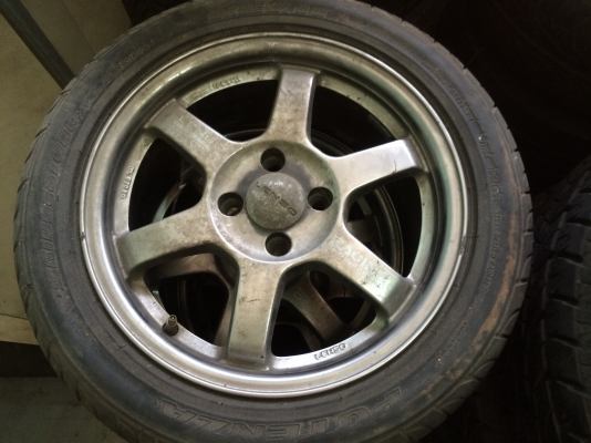 ขายด่วน!!ล้อแม็กพร้อมยางขอบ15 4รู